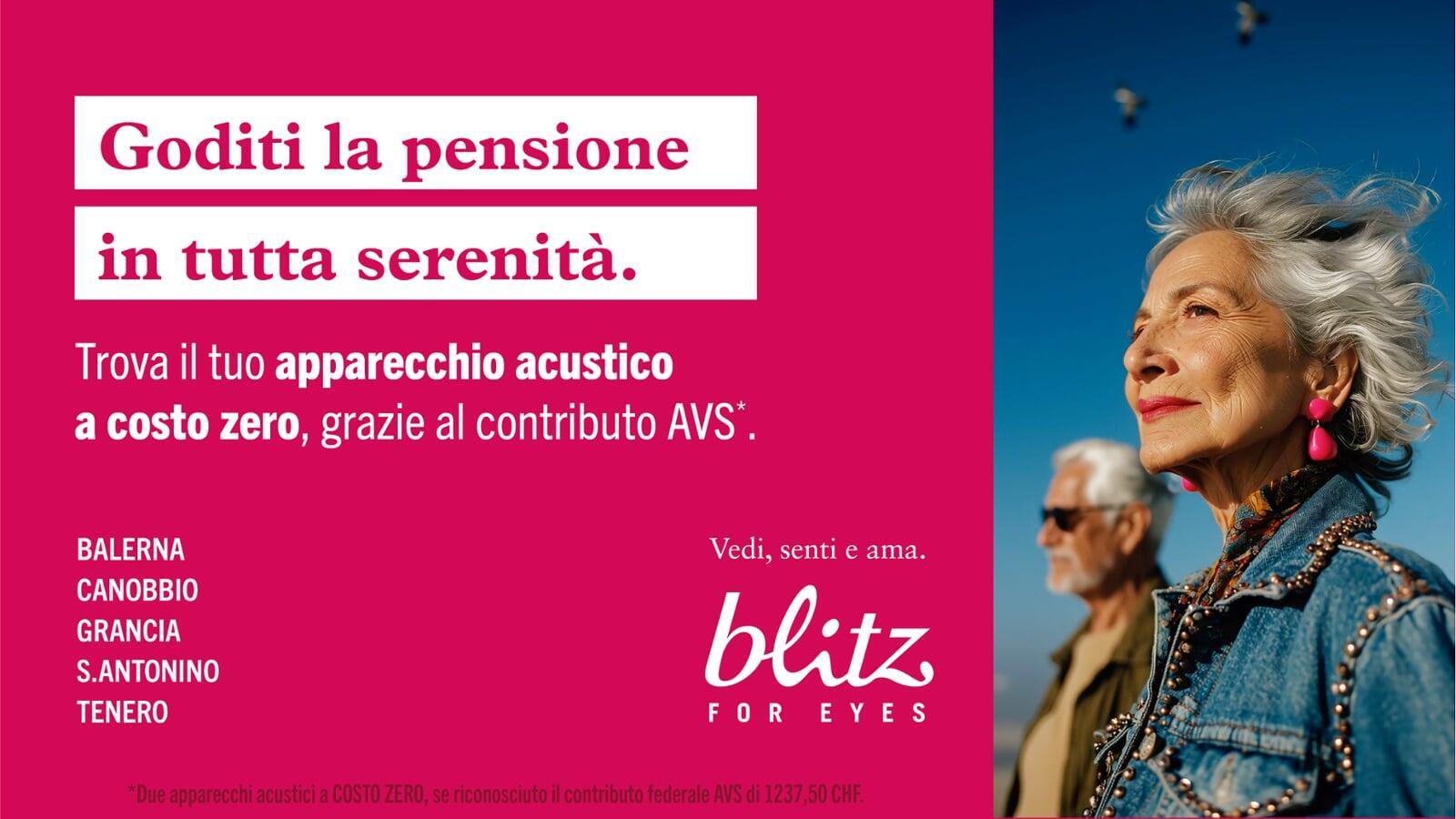 Aiuta chi ami a sentire meglio: con Blitz For Eyes a costo zero!